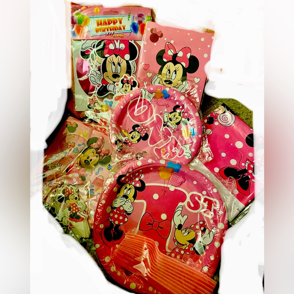 Minnie Mouse 1st Birthday Set